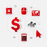 business sticker infographic N77