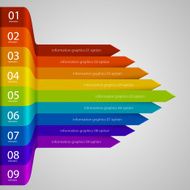 Arrows business growth rainbow N5