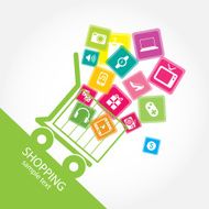Shopping online concept N4