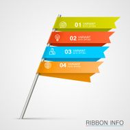 Signpost infographic elements