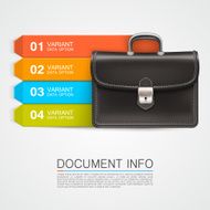 Gray bag business info