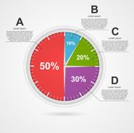 Vector infographic design elements N9