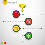 Business competition idea modern design Vector illu