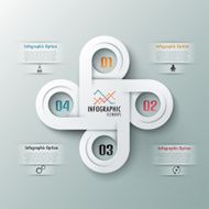 Modern infographic option banner N64