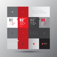 Modern infographic template for business design N31
