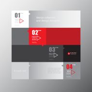 Modern infographic template for business design N32