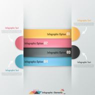 Modern infographics options banner N478