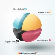 Modern infographics options banner N479
