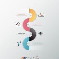Modern infographics options banner N480