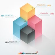 Modern infographics options banner N485