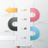 Modern infographics options banner N486