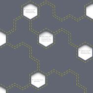 Geometric simple background with hexagons