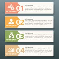 Inforgraphic label design template