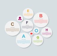 Abstract paper infographic N52