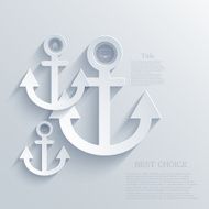 Vector modern anchor background Eps 10