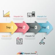 Modern infographics options banner N488