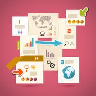 Paper Progress Steps for Tutorial Infographics N3