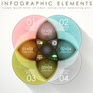 abstract circle infographics N4