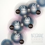 abstract circle infographics N5