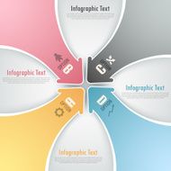 Modern infographics options banner N489