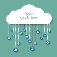Social and business in the cloud