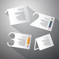 Vector Steps for Tutorial Infographics