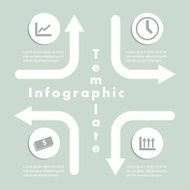 Arrow &amp; Sign Infographics Design Template N2