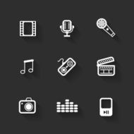 Vector design flat icons N7