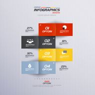 Minimal infographics design N7