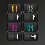 Infographics vector design template N251