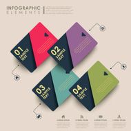 abstract label infographics