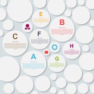 Abstract paper infographic N54