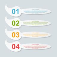Abstract paper infographic N55