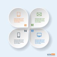 Abstract Paper Infographics N4