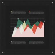 Modern infographics diagram template
