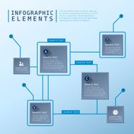 abstract flow chart infographics N24