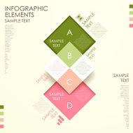 abstract 3d paper infographics N51