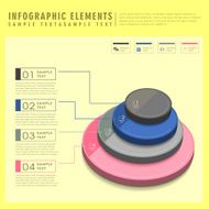 3d abstract stair infographics