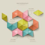 abstract hexagon infographics N3