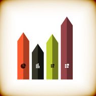 Modern infographic design N5