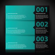 Retro Vector infographics abstract banner template design