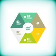 Trendy flat infographic design N3