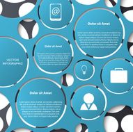 Vector abstract infographic Modern design template N3