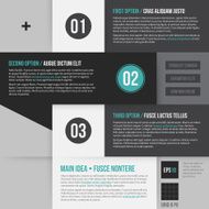 Vector infographics abstract banner template design N2