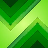 Abstract green triangle shapes background