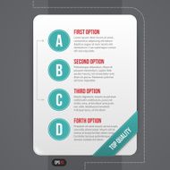 Abstract infographics banner design N4