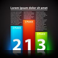 Abstract infographics banner design N5