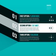 Abstract infographics banner design N8