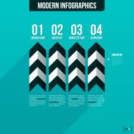 Abstract infographics banner design N9