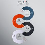 Minimal infographics design N18